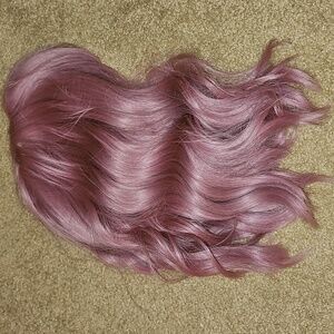 Pink Synthetic Wig